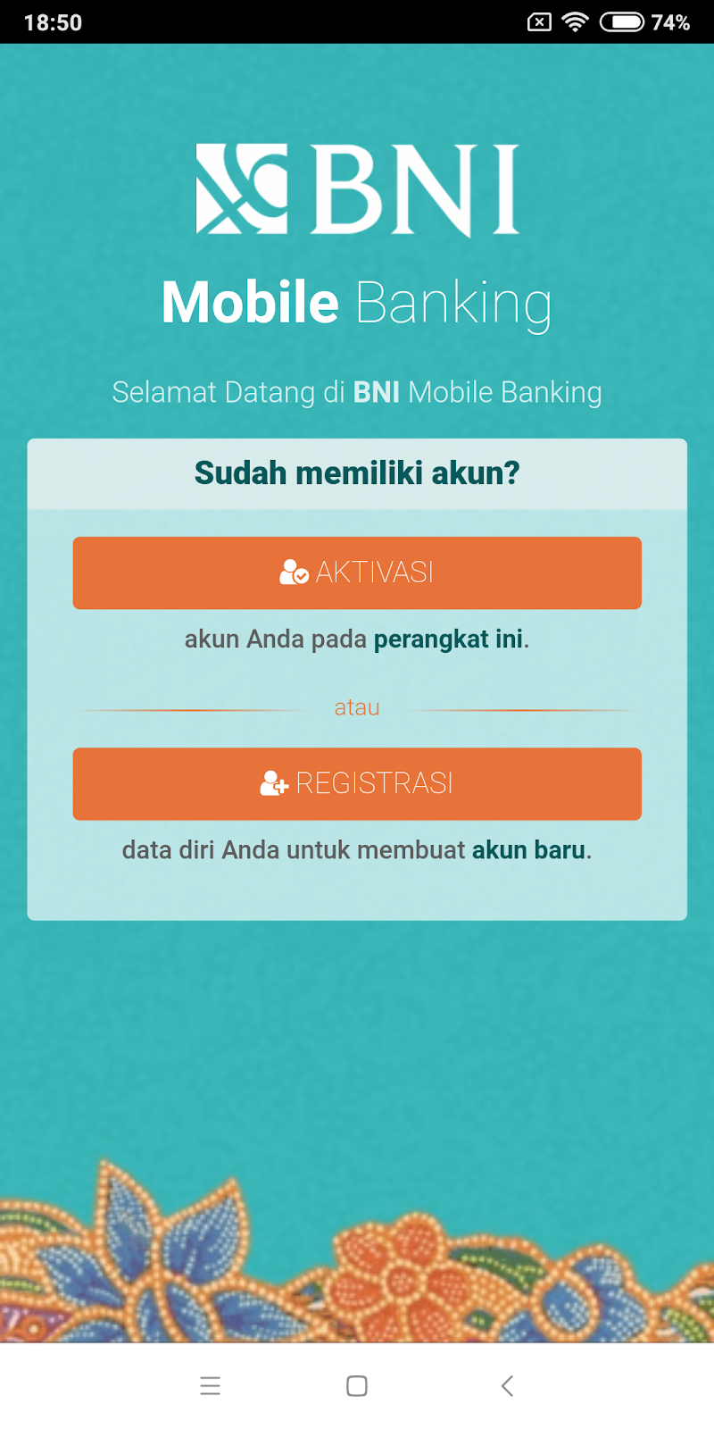BNI MOBILE BANKING Aktivasi Ulang BNI Mobile Banking Karena Ganti HP