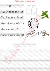 n sesi 2. grup harfler 1. sinif Türkçe Dersi okuma yazma etkinlikleri