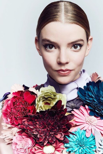 Anya Taylor-Joy Clicked for Viktor & Rolf Flowerbomb Fragrance -2019