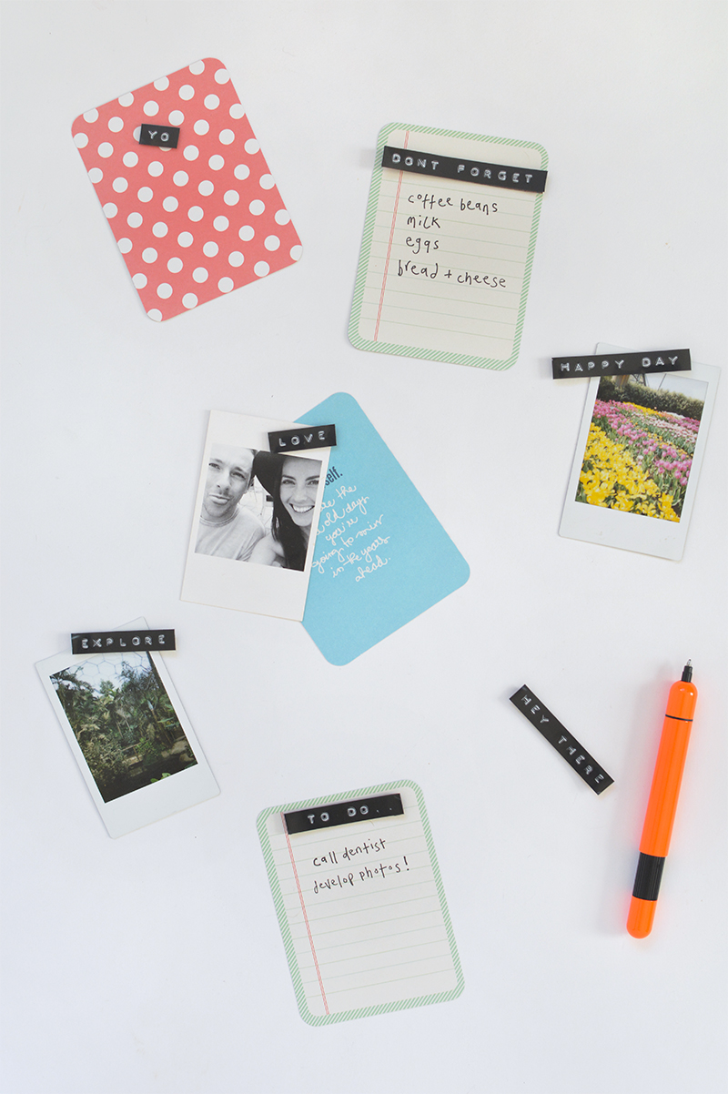 DIY label maker fridge BURKATRON