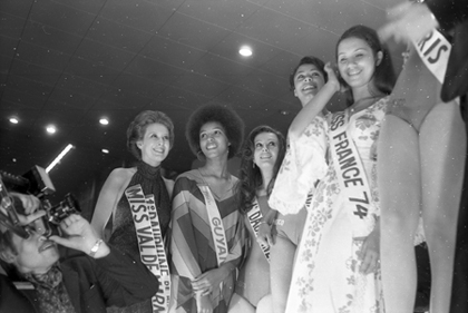 ON THE ROAD Archives Beauty Contest Miss Paris 1974
