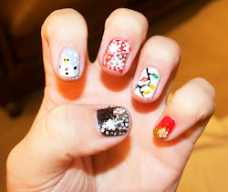 christmas nail designs nails long short