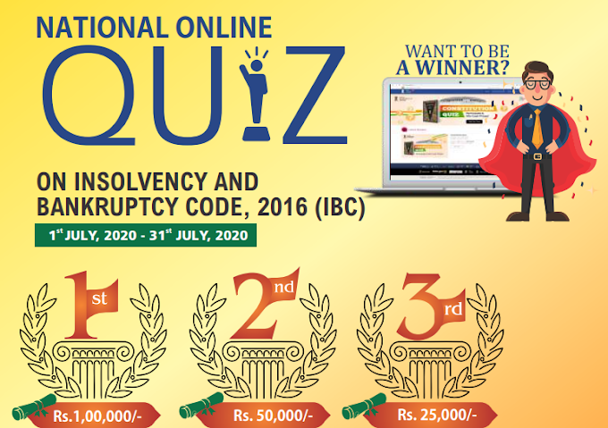 NATIONAL ONLINE QUIZ ON INSOLVENCY AND BANKRUPTCY CODE