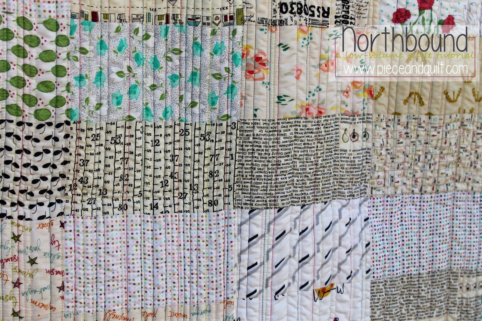 Piece N Quilt Northbound A LowVolume Quilt Tutorial