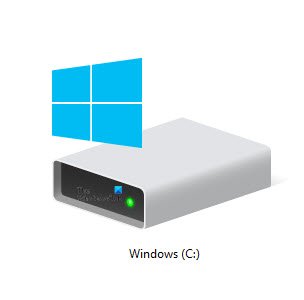 C de standaard Windows System Drive-letter