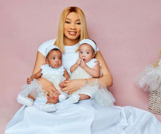 Governor Hope Uzodinma&#39;s wife Chioma shares lovely photo with Twins