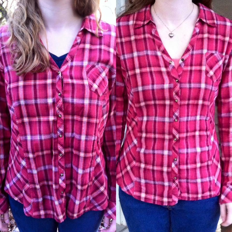 Refashion Co-op: A Pink Plaid Shirt Even A Teen Girl Could Love