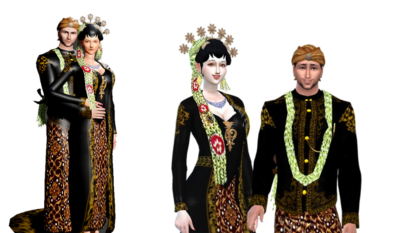 The Sims 4 Cc Waronk Colection The Sims 4 Cc Indonesia Baju Pengantin
