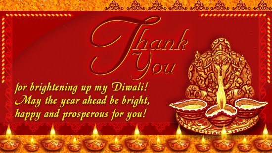 thank you for diwali gifts