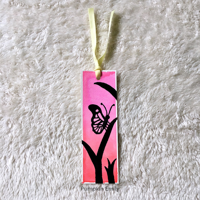 DIY Ombre Watercolor Bookmark