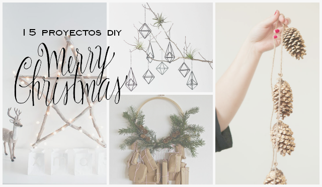 15 proyectos DIY para decorar en Navidad