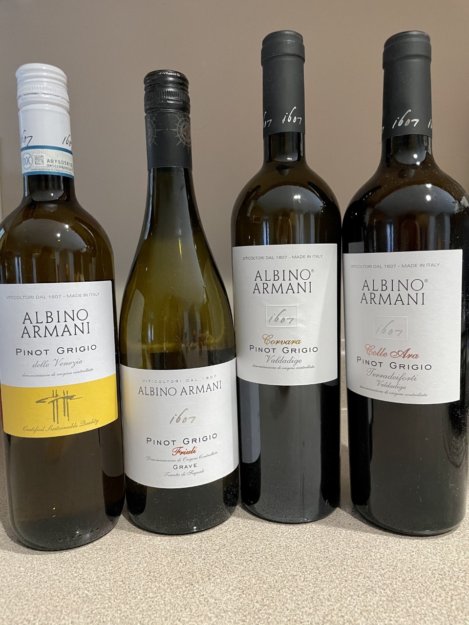 Vino Travels ~ An Italian Wine Blog: The Diversity of Pinot Grigio with Albino  Armani