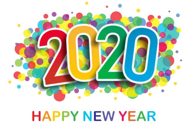Happy New Year 2020 Text Png Download Hd