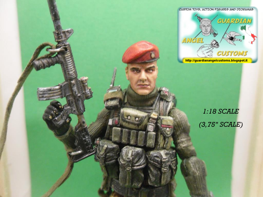 MH116 Cast Action figure head sculpt for use with 118th scale GI JOE