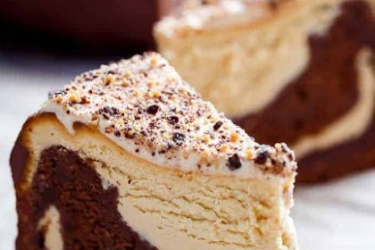 CHOCOLATE PEANUT BUTTER CHEESECAKE CAKE