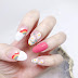 Rainbow and eggs nail wraps KS343