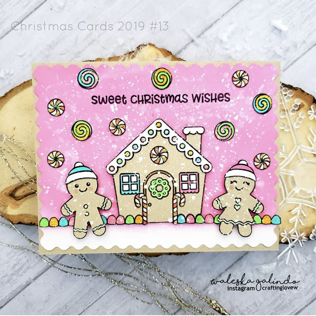 Sunny Studio Stamps: Jolly Gingerbread Customer Christmas Themed Card by Waleska Galindo