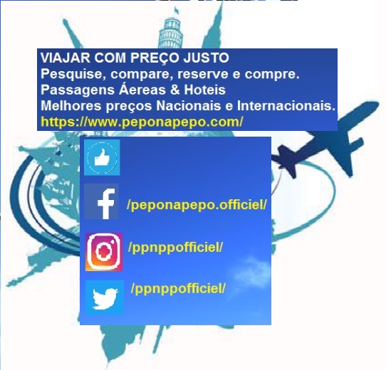 #peponapepo.com #Comparar #PassagensAerea e #Hotels #Hospedagem em qualquer lugar.