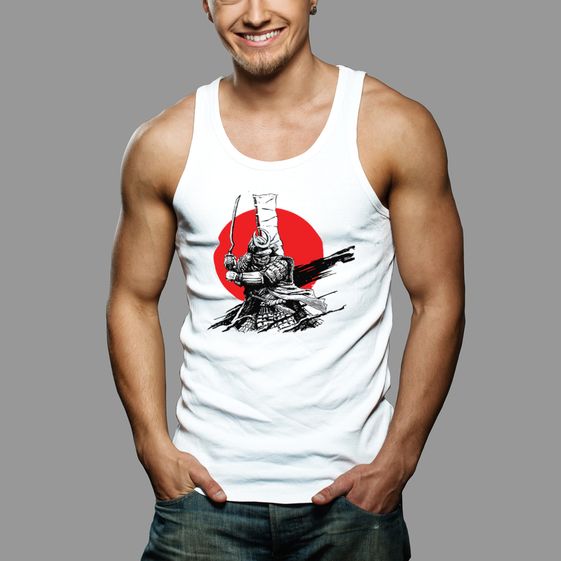 ÁO TANK TOP THỂ THAO IN HÌNH SAMURAI SWORD 6550