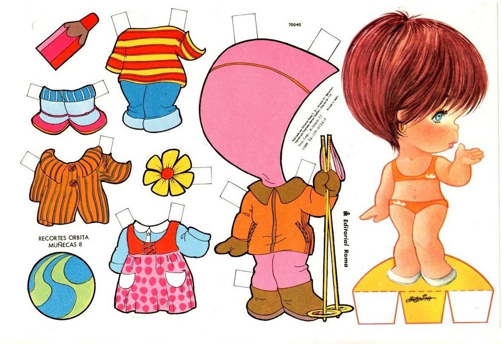 bonequinhas de papelzinho - Leticia Pimentel