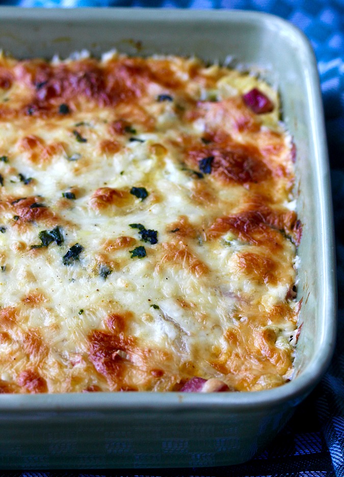 Ham and Cheese Breakfast Casserole | Karen's Kitchen Stories