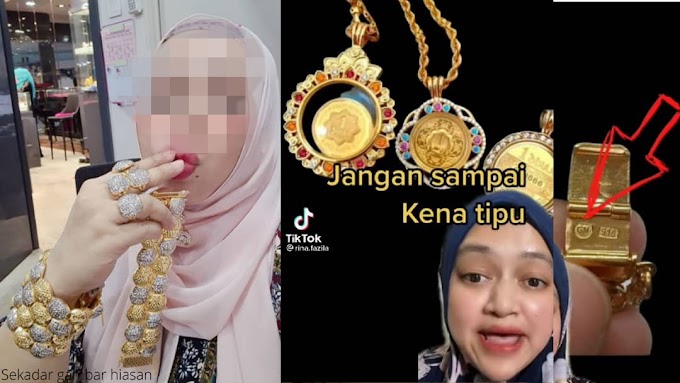 Jangan tertipu | Kenali emas tiruan yang dicop 916 