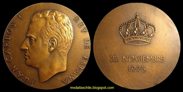 Medalla Coronación Rey Juan Carlos I