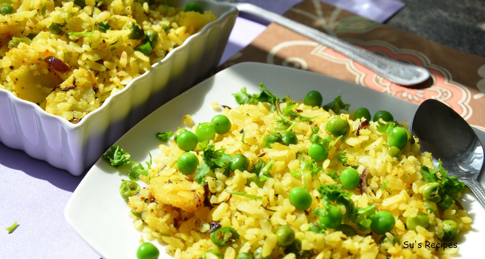 Su's Recipes: Poha (Flattened rice)