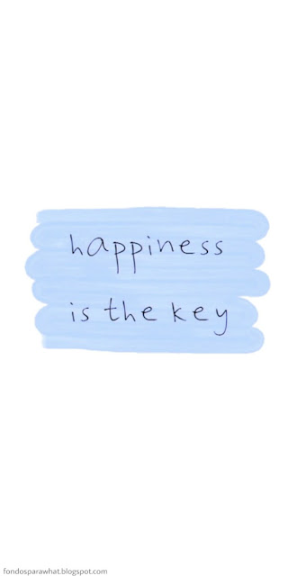 Wallpaper con frases en Ingles sobre la felicidad