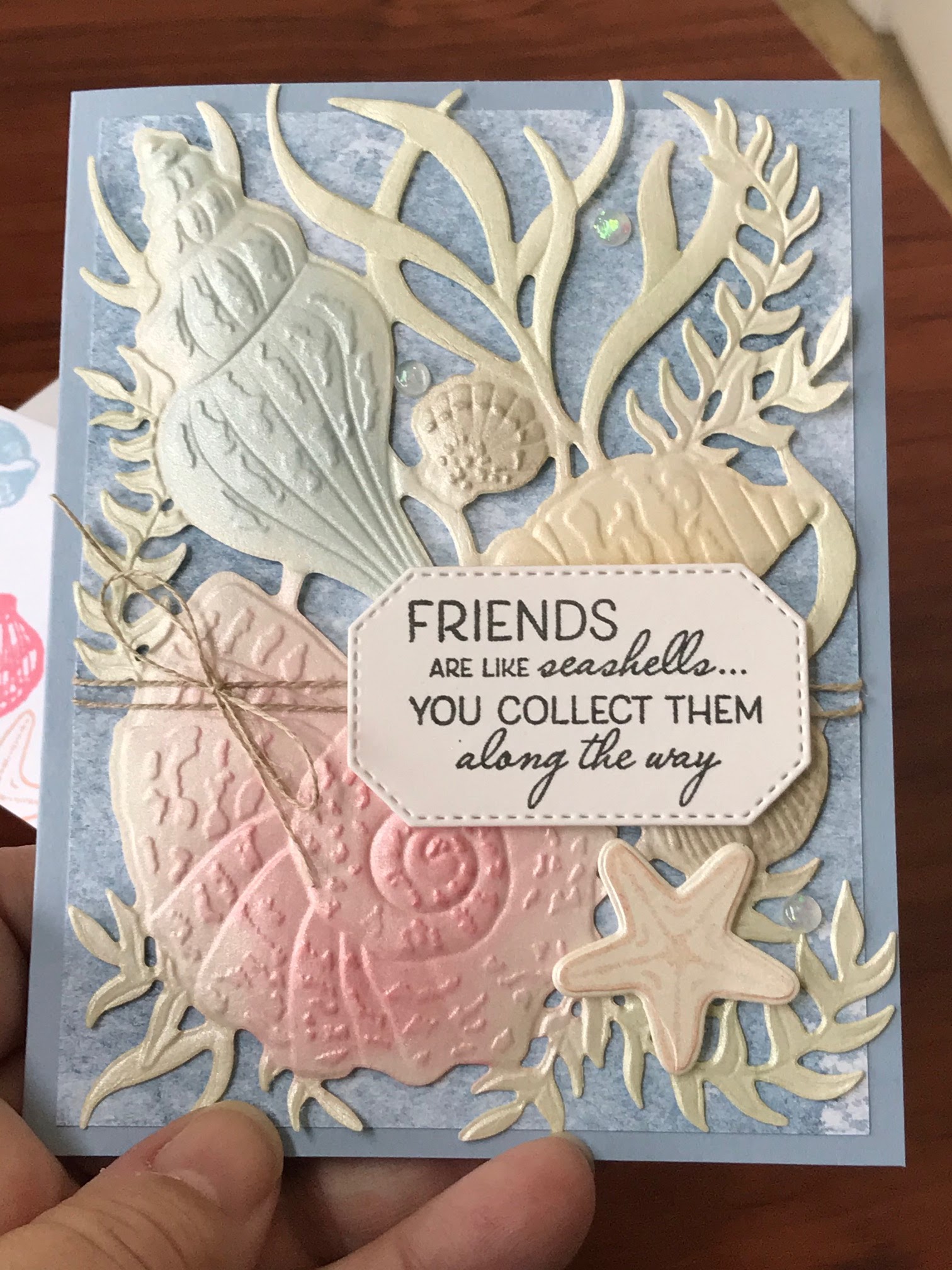 Shell Stamps: She sells seashells