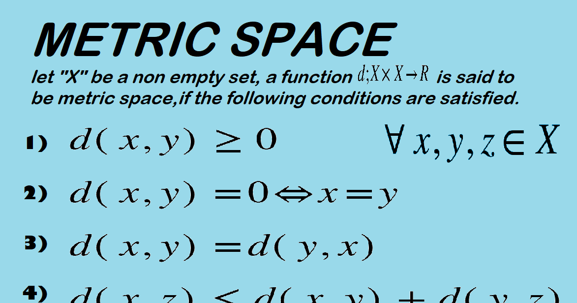 metric spaces homework solutions