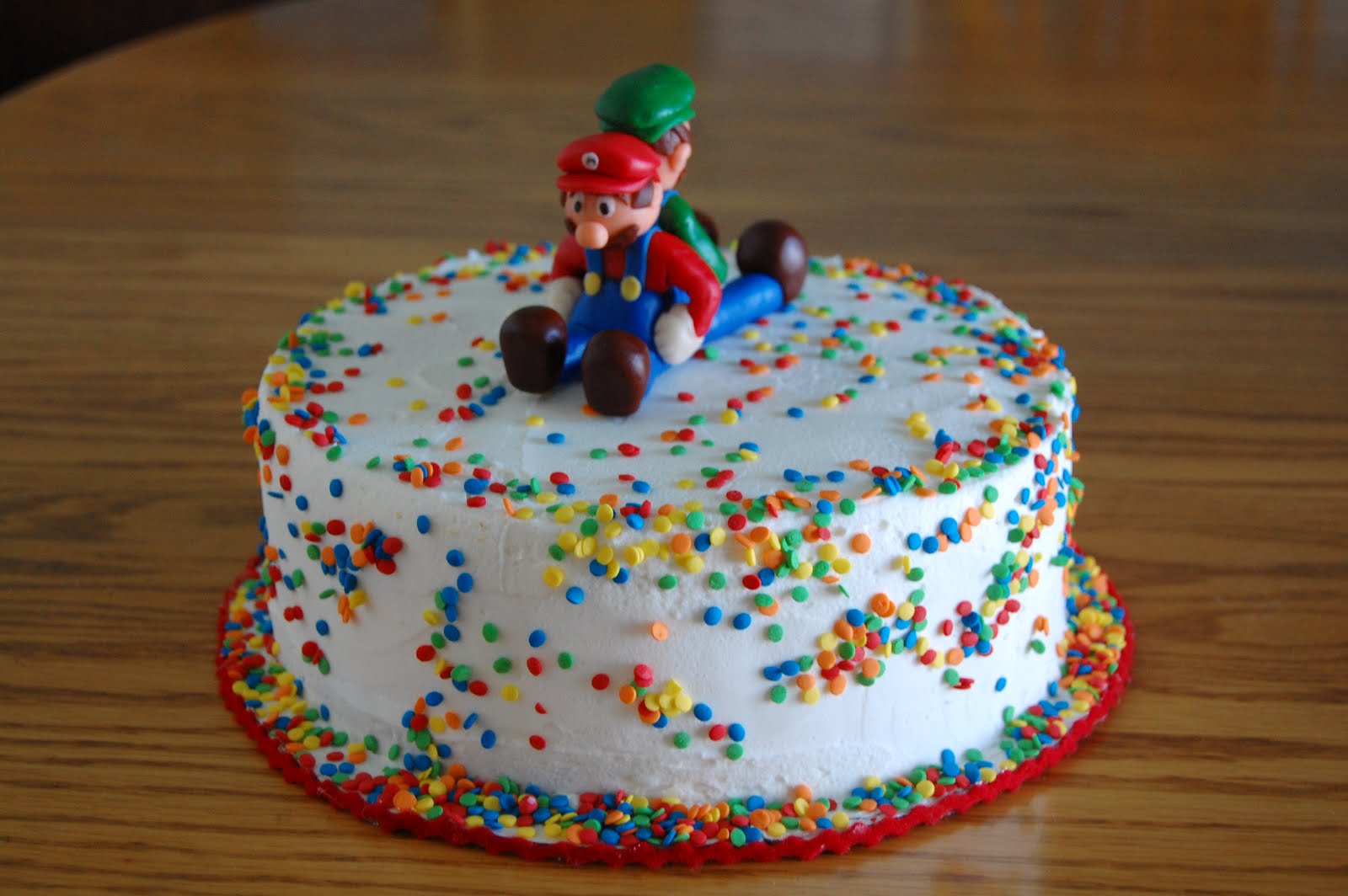 super mario ice cream cake