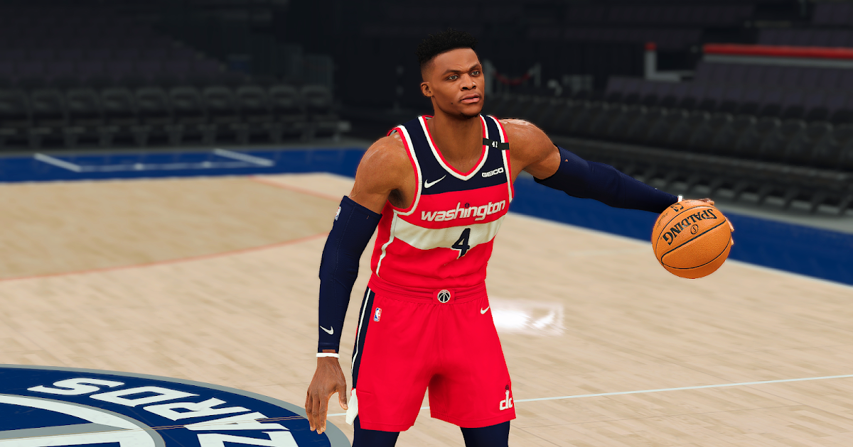 NBA 2K21 Mr. Star Russell Westbrook converted to 2k21 by