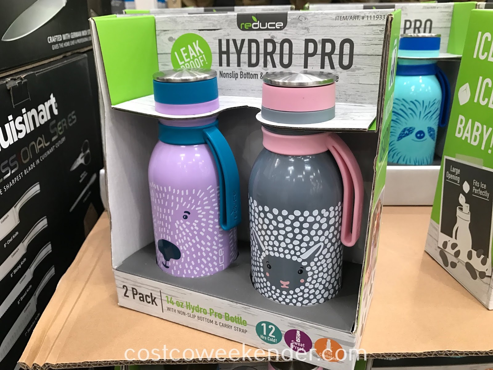 Home Thermoses reduce Hydro Pro Furry Friends Water Bottle 2Pack