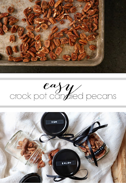 crock pot candied pecans for gifting & enjoying