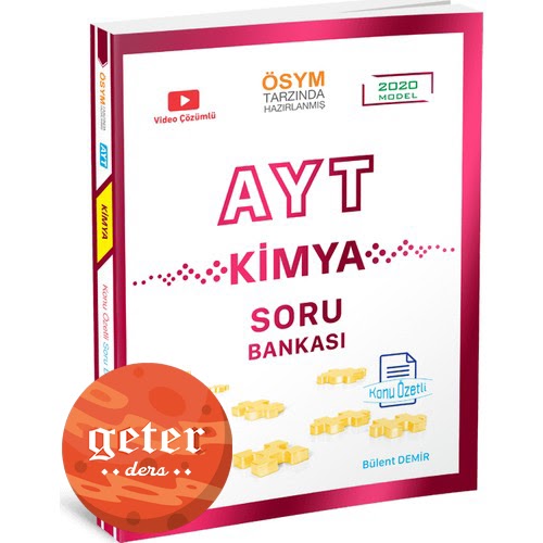 345 Yayınları AYT Kimya Soru Bankası pdf İndir