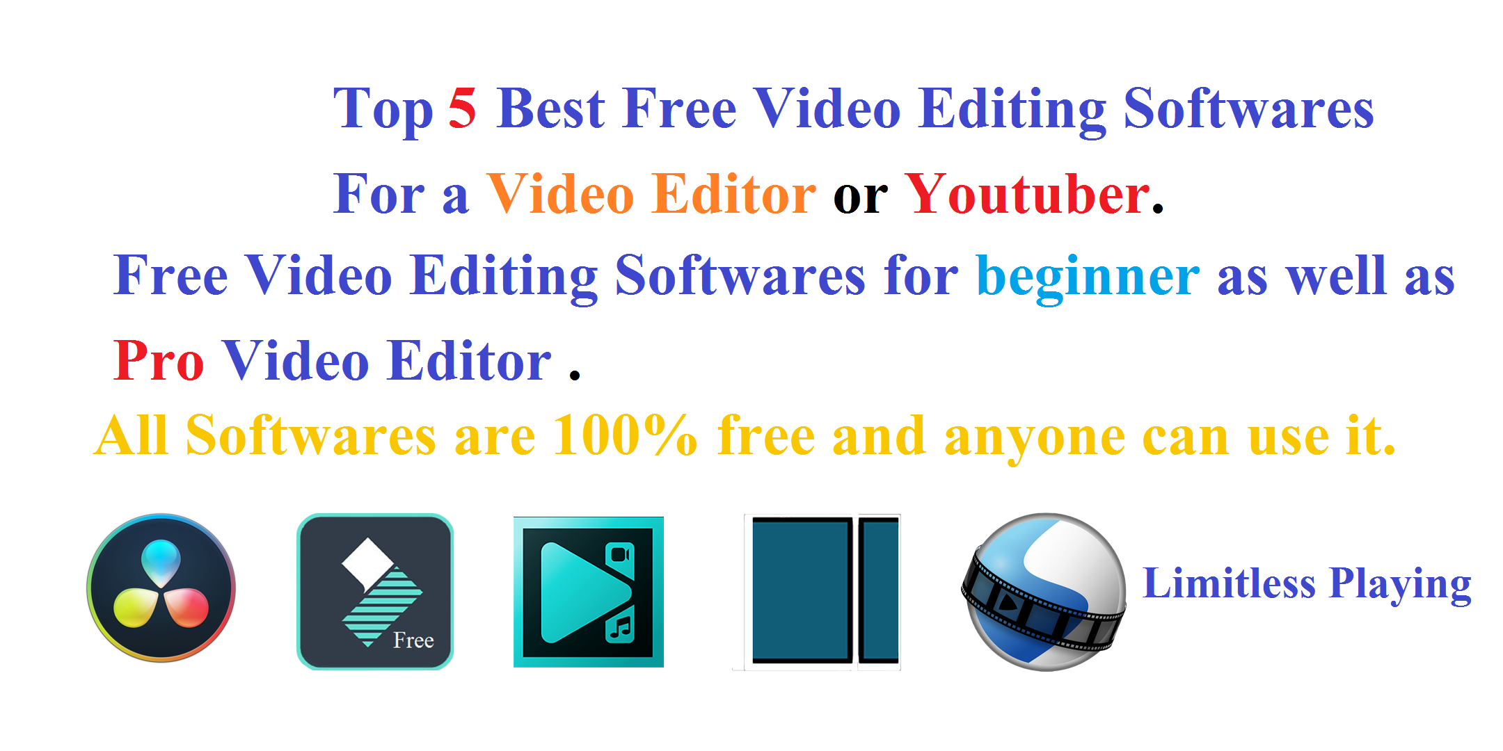 Top 5 best free video Editing Software in 2021 Best free Video
