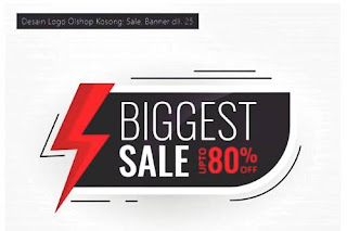 Banner Biggest Sale Olshop