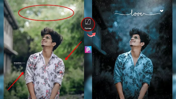 PicsArt Background Colour Change Editing | Dark Blue Tone Photo Editing | PicsArt  Editing