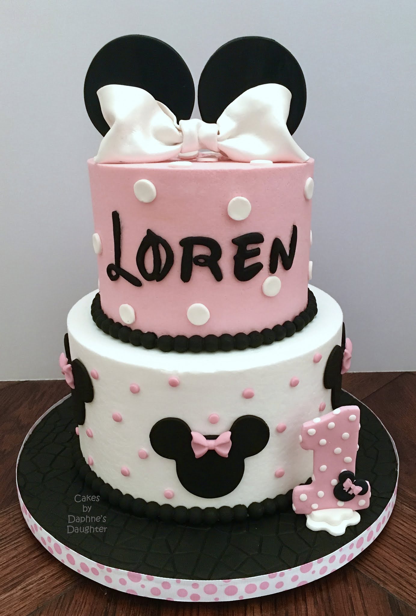 The Bake More Minnie Mouse Inspired Cake