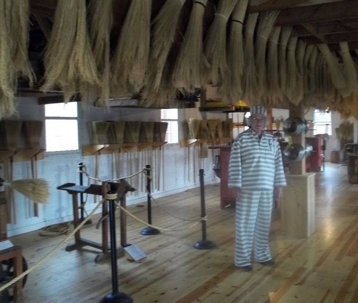 Restless native Swept under in prison's broom factory