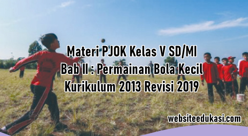 Materi Permainan Bola Kecil Pjok Kelas 5 K13 Revisi 2019 Websiteedukasi Com