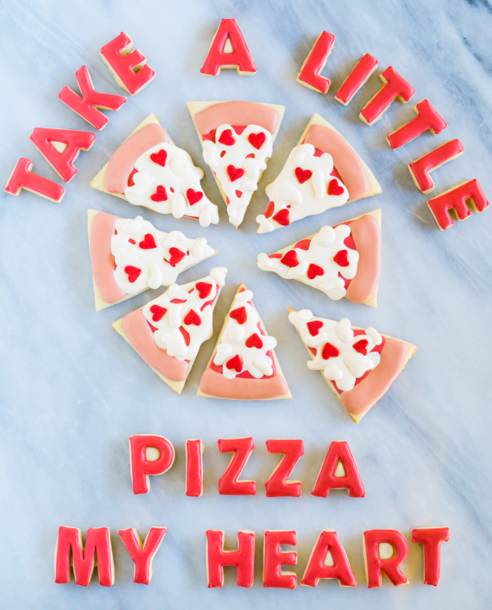 Take a Little Pizza My Heart ... Valentine Cookies 