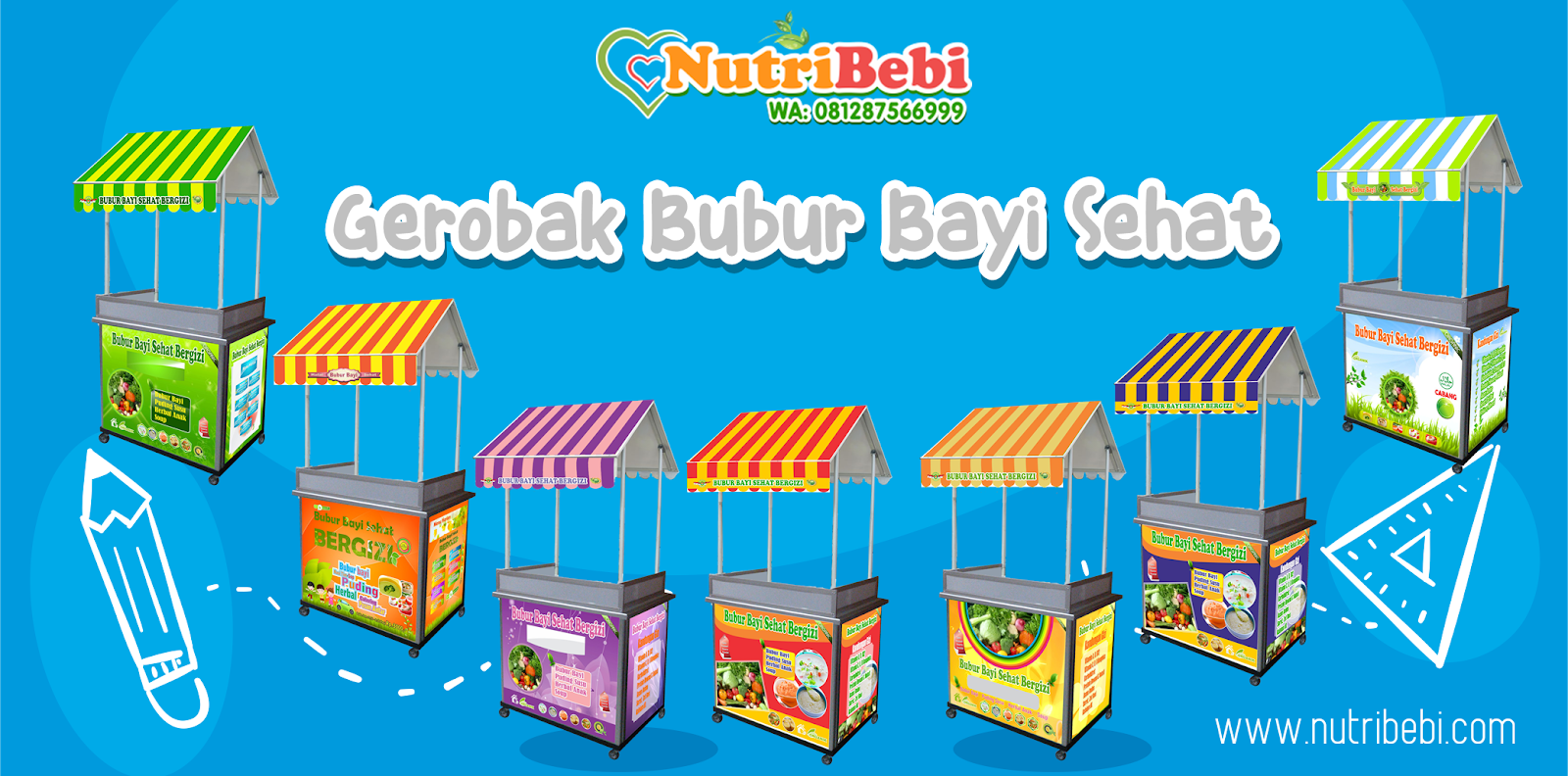 Gerobak Bubur Bayi Sehat Bubur Bayi Organik Peluang