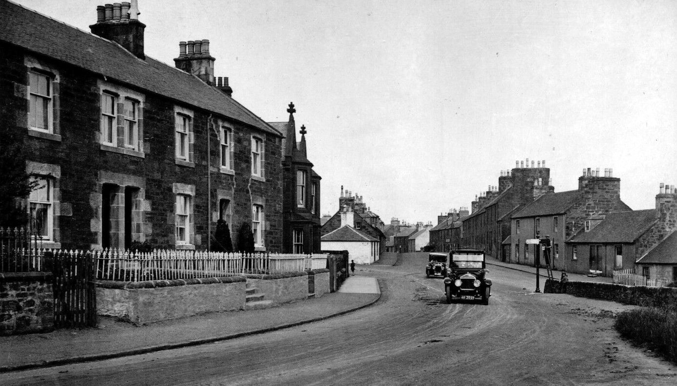 Tour Scotland Old Photograph Belmont Terrace Maybole Scotland