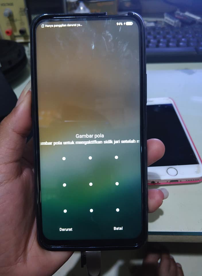 Vivo V15 PATTERN LOCK FRP VIA MRT