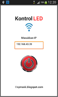 cara kontrol lampu dengan wifi