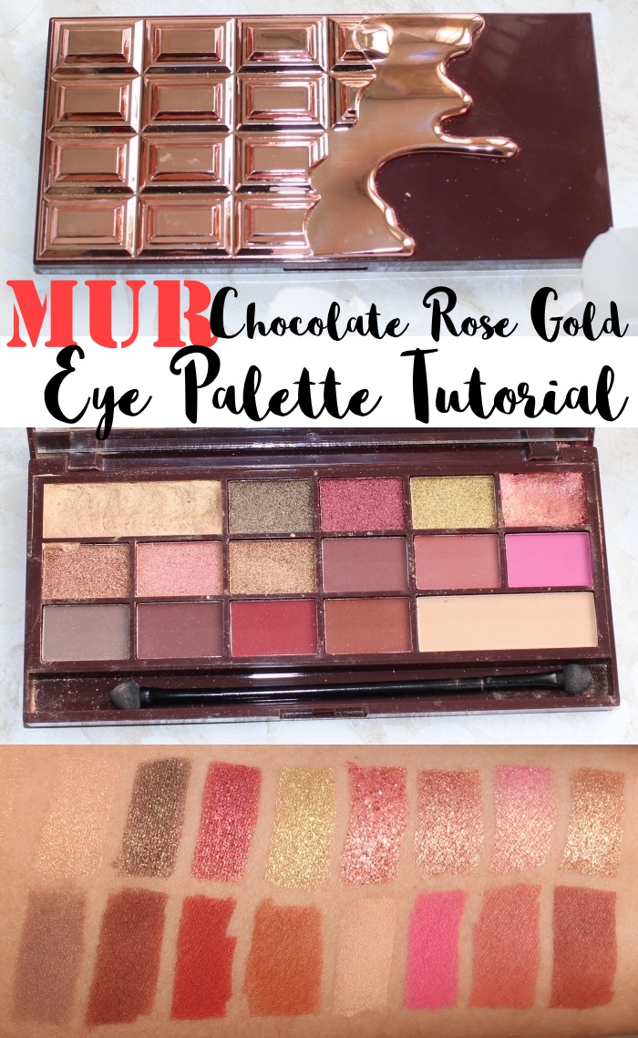 Makeup Revolution Chocolate Rose Gold Eye Palette Review