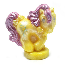 My Little Pony Yellow Leaf Pony Year 8 Pretty 'n Pearly Ponies Petite Pony