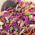 Red Cabbage Coleslaw with Apple & Carrot (No Mayo)